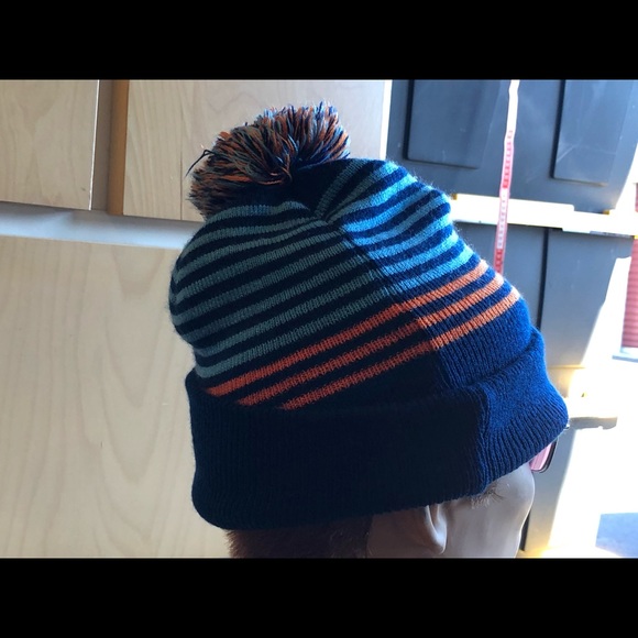 Space Jam Girl's Blue/Orange Knit Beanie Winter Hats Size One - Picture 3 of 9